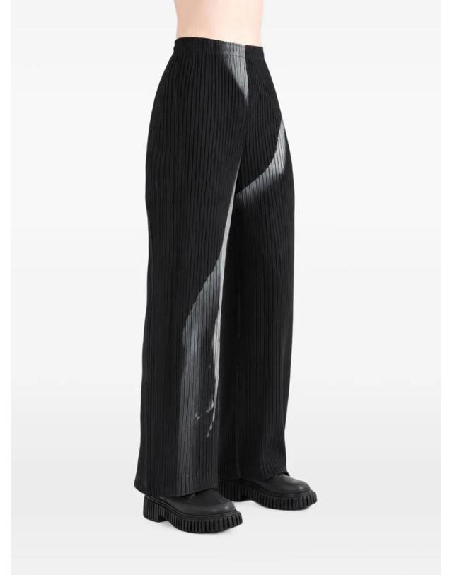 이세이미야케 [해외직구] 26 FW Issey Miyake 핸즈 오브 러버 플리츠 그래픽 프린트 팬츠 IM68FF183 TP459468622 착용컷
