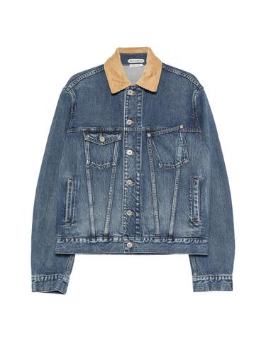 [해외직구] JW앤더슨 corduroy collar denim jacket 12139804786952 TP724676204