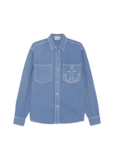 [해외직구] JW앤더슨 embroidered oversized shirt 12219439776008 TP725557341