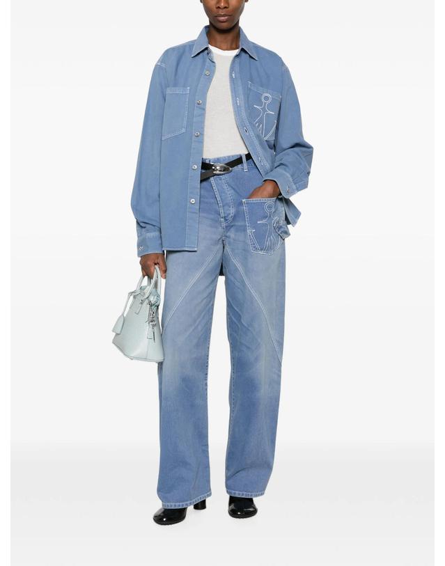 제이더블유앤더슨 [해외직구] JW앤더슨 Twisted Workwear jeans 12219439710472 TP725554943 착용컷