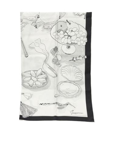 [해외직구] 자크뮈스 더 칵테일 라지 스카프 ACU00874AW00263 PRINTCOCKTAILWHITE TP980168375