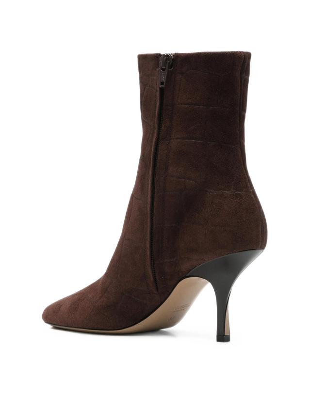 자크뮈스 [해외직구] 쟈크뮈스 croc effect ankle boots 12269058818312 TP725678694 착용컷