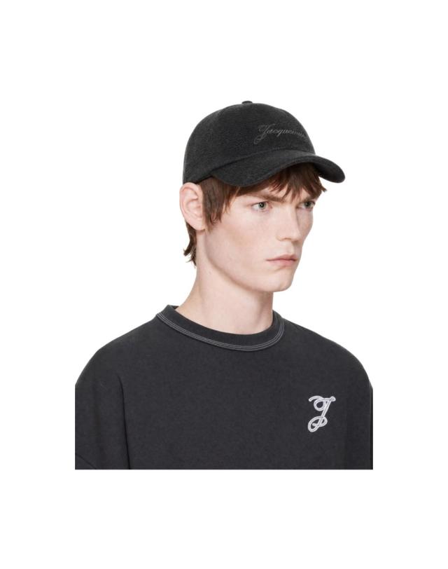 자크뮈스 [해외직구] 쟈크뮈스 그레이 더 카체미로 베이스볼 볼캡 25HACU00779AW00701 TP877818323 착용컷