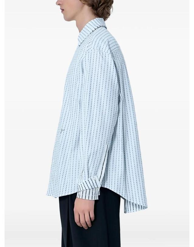 자크뮈스 [해외직구] 26 FW 쟈크뮈스 패턴 코튼 포플린 셔츠 SHM00572AW00779 TP456281936 착용컷