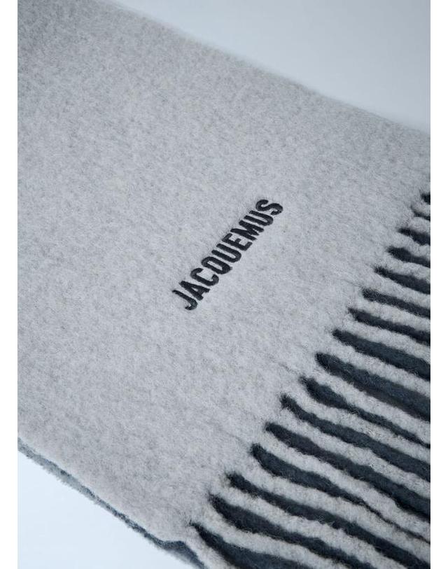 자크뮈스 [해외직구] 26 FW 쟈크뮈스 남성 Logo Motif Scarf 23HACU00574AOT4032 915 TP878357885 착용컷