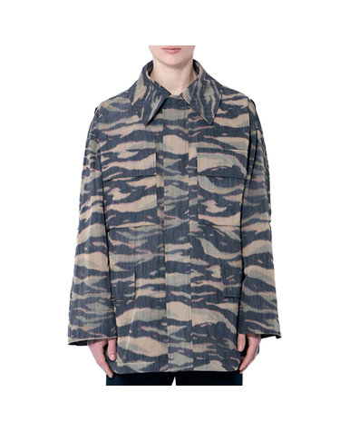 [해외직구] 26 FW 질샌더 Field 카모 모티프 와이드 카라 필드 J22SW0005 J70187 962