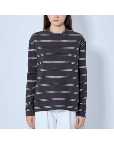 [해외직구] 26 FW 질샌더 스트라이프 롱슬리브 티셔츠 그레이 J02GC0169 J20394 060