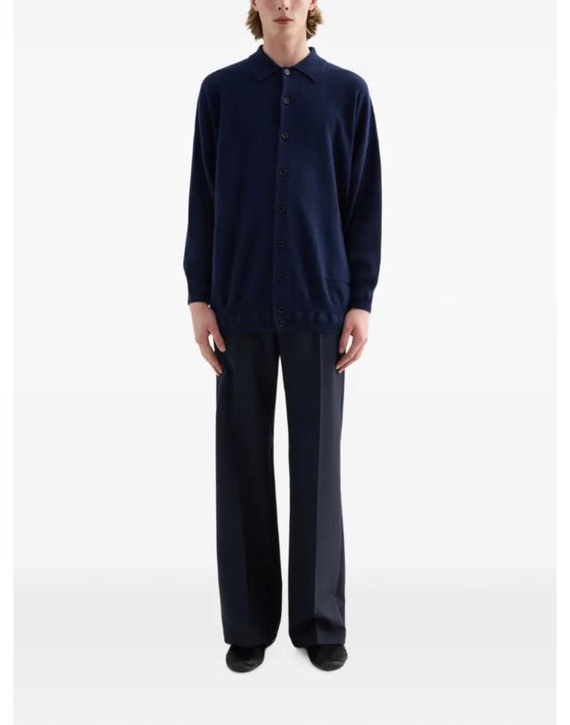 질샌더 [해외직구] 26 FW 질샌더 cashmere polo cardigan J21HP0018J13290 TP459618533 착용컷