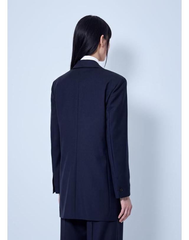질샌더 [해외직구] 26 FW 질샌더 여성 Single Breasted Wool Blazer jil0266001blu 착용컷