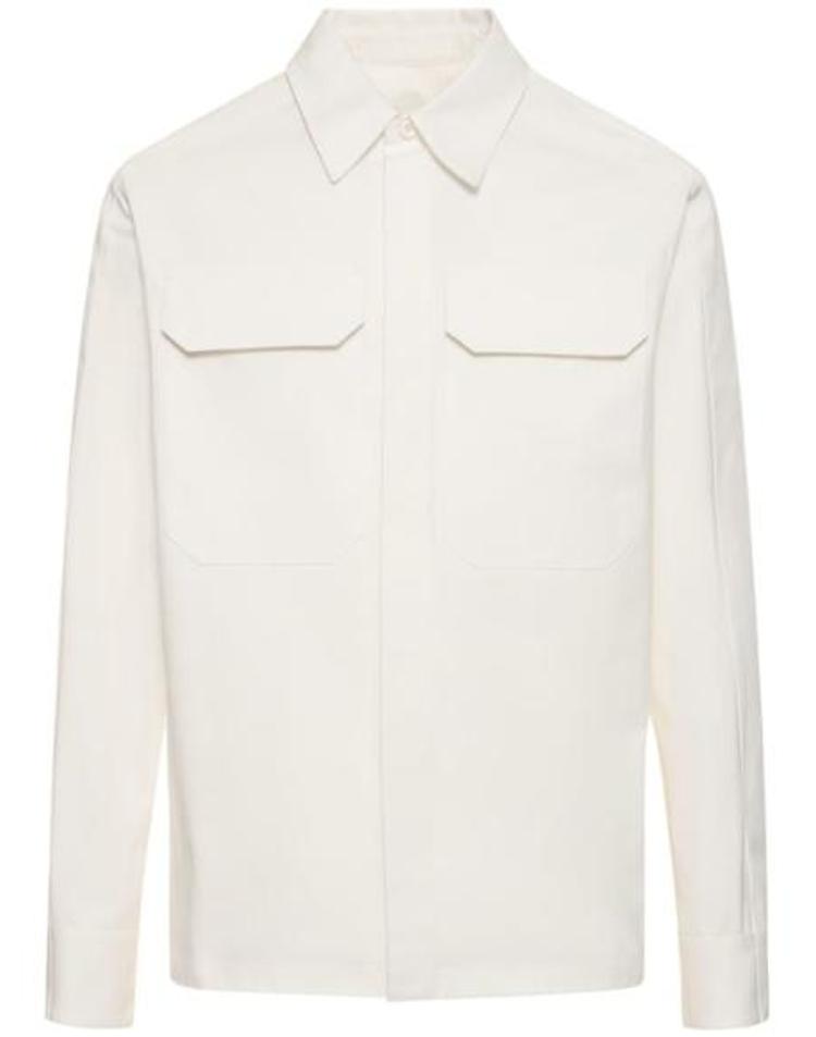 질샌더 [해외] 26 FW 질샌더 남성 Cotton gabardine overshirt 79I 4UY048 TP724698648 DBARXX10876