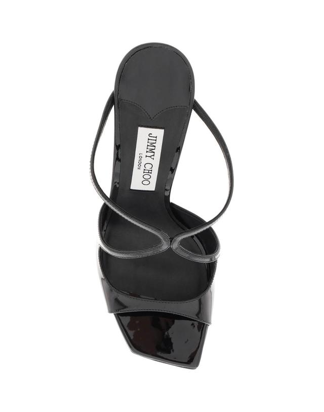 지미추 [해외직구] 지미 추 뮬 Anise 95 ANISE95PATBLACK TP582110636 착용컷