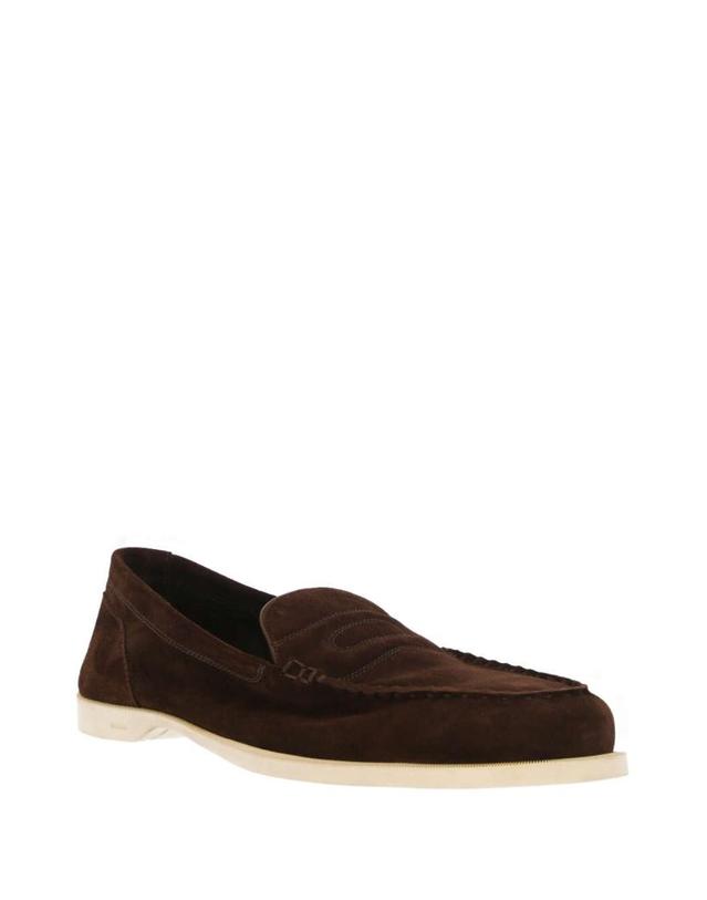 존 롭 [해외직구] 존롭 Chocolate suede Pace 로퍼 B0222FL2Y TP572881681 착용컷