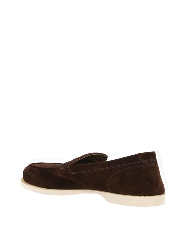 존 롭 [해외직구] 존롭 Chocolate suede Pace 로퍼 B0222FL2Y TP572881681 착용컷