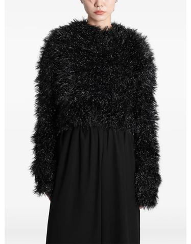 [해외직구] 26 FW 준야 와타나베 shaggy cropped sweater JRN002W26 TP459401697