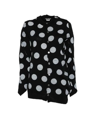 [해외직구] 26 FW 준야 와타나베 폴카 도트 버튼 가디건 JQN021 TP455360087