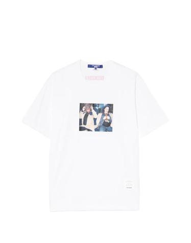 [해외직구] 26 FW 준야 와타나베 포트레이트 프린트 티셔츠 WQT003 TP455650169