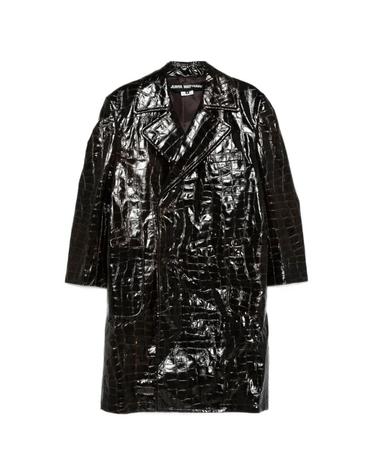 [해외직구] 26 FW 준야 와타나베 크로커다일 이펙트 더블 브레스티드 코트 JRC024051 TP458483163