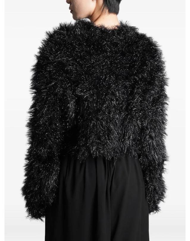 준야와타나베 [해외직구] 26 FW 준야 와타나베 shaggy cropped sweater JRN002W26 TP459401697 착용컷