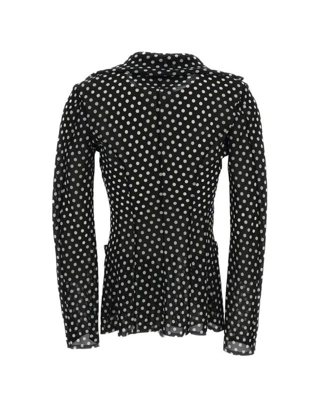 준야와타나베 [해외직구] 26 FW 준야 와타나베 폴카 도트 시스루 셔츠 JQJ015 TP455256807 착용컷