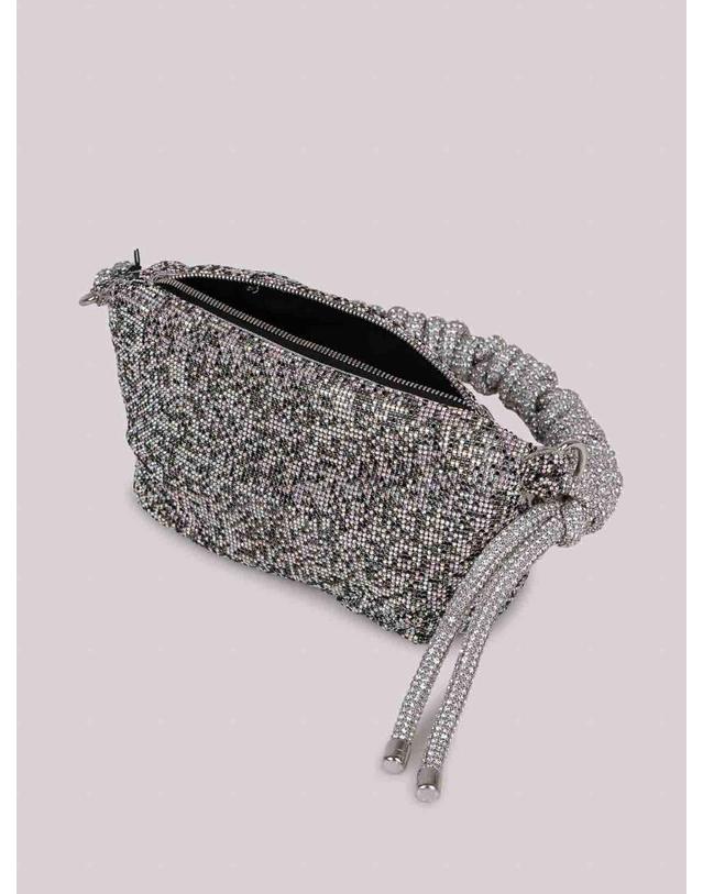 카라 [해외직구] 23FW 카라 크리스탈 메쉬 phone cord 숄더 백 HB350F2116BLACKPIXEL TP572874177 착용컷