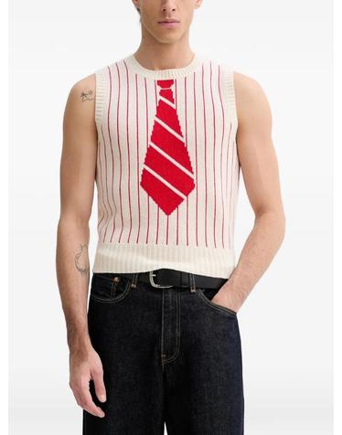 [해외직구] 26 FW 겐조 Trompe Lœil sleeveless knitted vest  FG55TO7683DH TP455674652