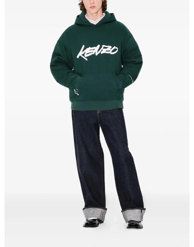 겐조 [해외직구] 26 FW 겐조 X 퓨추라 2000 아톰 플라워 프린트 후드티 FF65HO5504SG TP457074202 착용컷