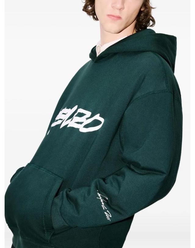 겐조 [해외직구] 26 FW 겐조 X 퓨추라 2000 아톰 플라워 프린트 후드티 FF65HO5504SG TP457074202 착용컷