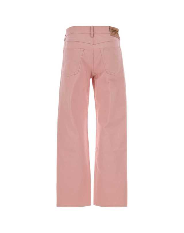 겐조 [해외직구] 26SS KENZO 핑크 데님 진 FG52DP2396M032 TP573062681 착용컷