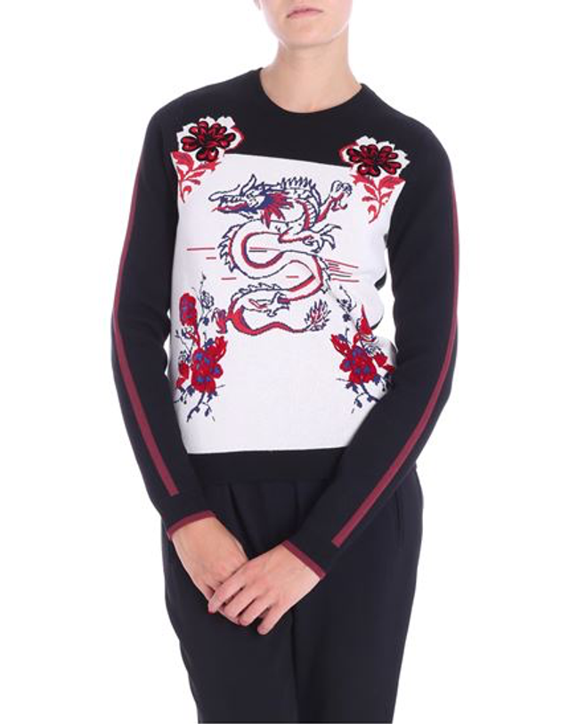 겐조 [해외직구] 18FW KENZO 여성 니트 스웨터 2TO53985299 TP573462881 착용컷