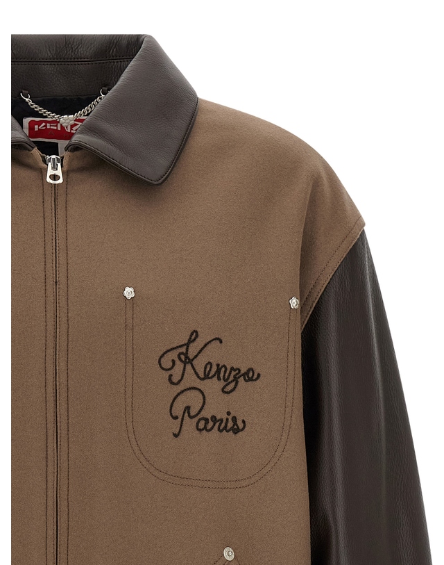 겐조 [해외직구] 26SS KENZO 울 자켓 FF68BL1519OH92 TP572942357 착용컷