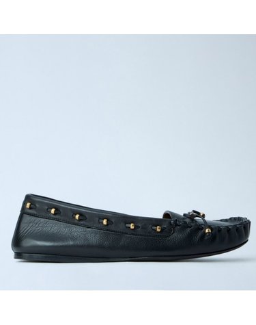 [해외직구] 26 FW 케이트 Milly 밀리 스트랩 레더 플랫 블랙 F4062 966 200