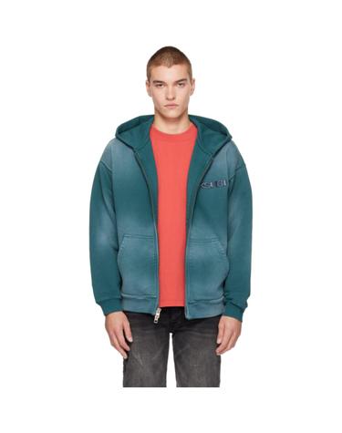 [해외직구] 26 FW 수비 그린 러그 집업 후드티 262088M202001