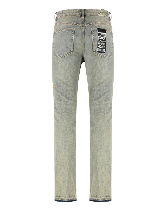 수비 [해외직구] 24FW 수비 5 포켓 스키니 진 MFA24DJ012DNM TP573033805 착용컷