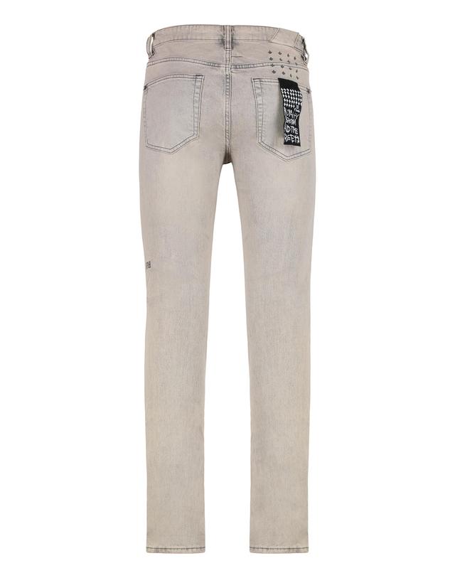 수비 [해외직구] 24FW 수비 슬림 핏 진 MFA24DJ046GRY TP573033803 착용컷
