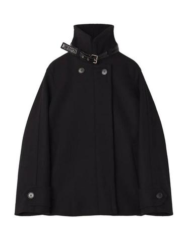 [해외직구] 26FW 랑방 쇼트 블랙 코트 RWCO0022472410 TP582125400