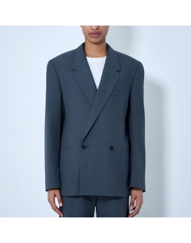 [해외직구] 26 FW 더블 브레스트 울 블랜드 수트 블레이저 자켓 그레이 JA1096 LF414 BK992