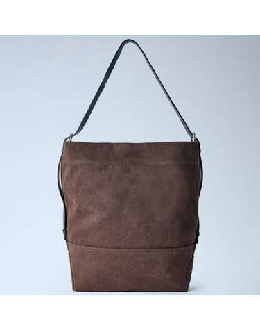 [해외직구] 26 FW 레더 벨트 버클 스트랩 코튼 토트백 브라운 BG0153 LF1697 BR490