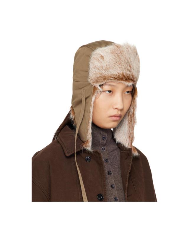 르메르 [해외직구] 베이지 퍼지 차프카 모자 HW0003 LL0283 TP877591473 착용컷