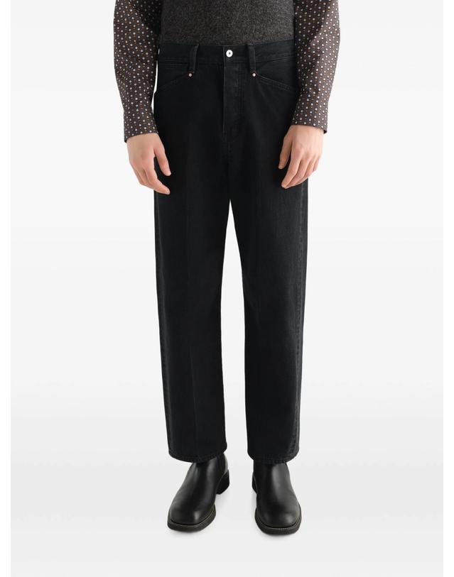 르메르 [해외직구] straight five pocket pants in washed selvedge denim 12269059637512 TP725695134 착용컷