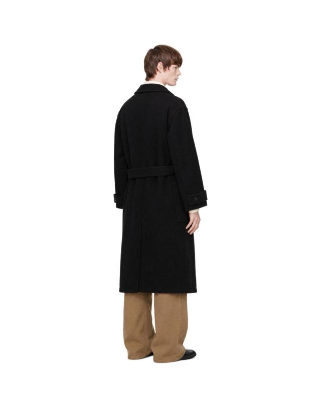 르메르 [해외직구] 26 FW 블랙 랩 더블 울 코트 262646M176009 착용컷