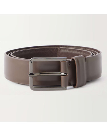 [해외직구] 26 FW 로로 피아나 브라운 Rory 로리 3cm 레더 벨트