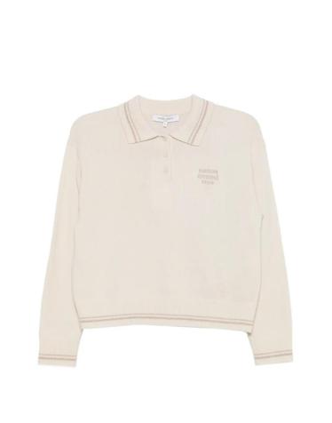 [해외직구] 26 FW 메종 키츠네 logo embroidered striped trim sweater MRWKL02KT1171 TP458766092
