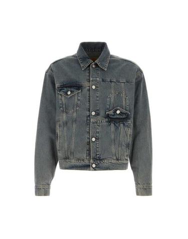 [해외직구] 26 FW MM6 메종 마르지엘라 버튼업 워싱 데님 자켓 SH0AM0055S30844