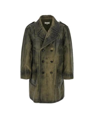 [해외직구] 26 FW 메종 마르지엘라 더블 브레스티드 카반 코트 709 S67AA0069M35574