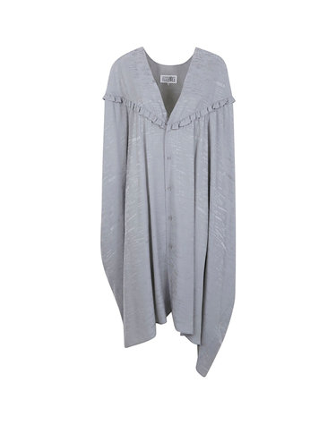 [해외직구] 26 FW MM6 메종 마르지엘라 브이넥 미디 드레스 001J S52DD0077M35737