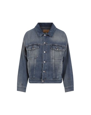 [해외직구] 26 FW MM6 메종 마르지엘라 디스트레스트 데님 자켓 994 S52AM0319M30017
