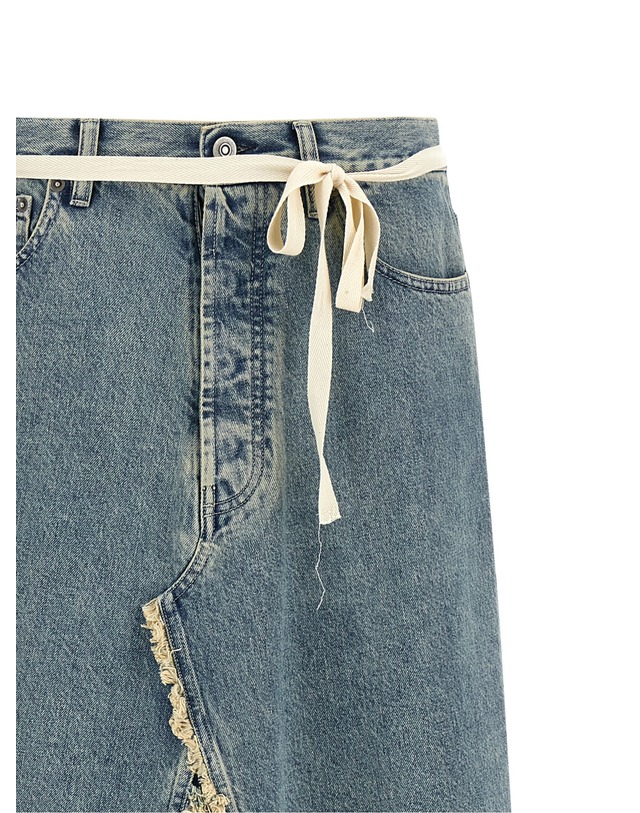 메종 마르지엘라 [해외직구] 26SS 메종 마르지엘라 Raw hem 데님 스커트 S29MI0010M30066962 TP574369180 착용컷