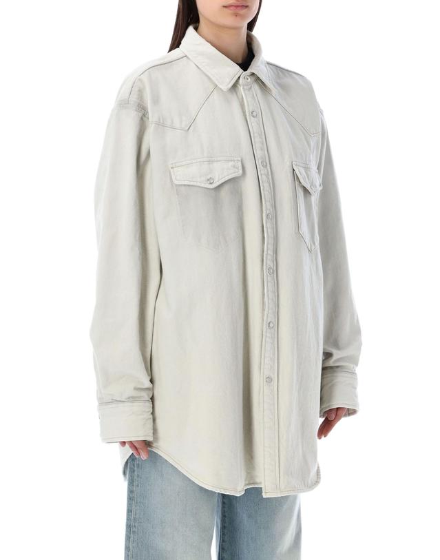 메종 마르지엘라 [해외직구] 24SS 메종 마르지엘라 패딩 오버셔츠 S51DT0007S30857961 TP572943729 착용컷
