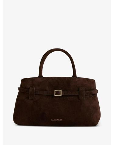 [해외직구] 26 FW 마누아틀리에 25 르 깜봉 스웨이드 토트 백 2024377DEEPBROWN TP457724114