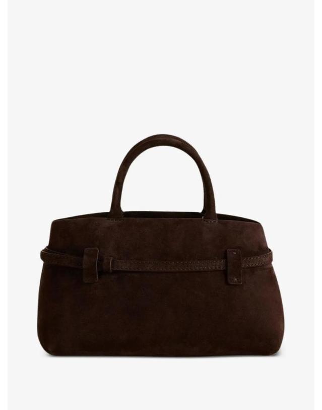 마누 아틀리에 마누아틀리에 [해외직구] 26 FW 마누아틀리에 25 르 깜봉 스웨이드 토트 백 2024377DEEPBROWN TP457724114 착용컷
